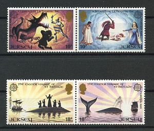 Джерси 1981, Европа, Фольклор, 4 марки